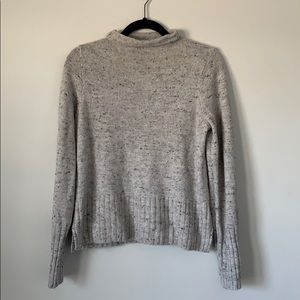 Madewell Gray Cowlneck Sweater